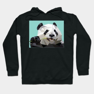 Blue Geo Panda Hoodie